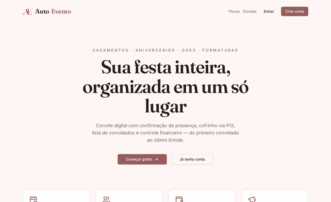 Site oficial do AutoEvento